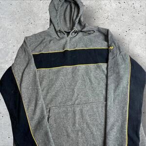 Y2K Aeropostale Men's Grey pullover‎ hoodie sweater Size L